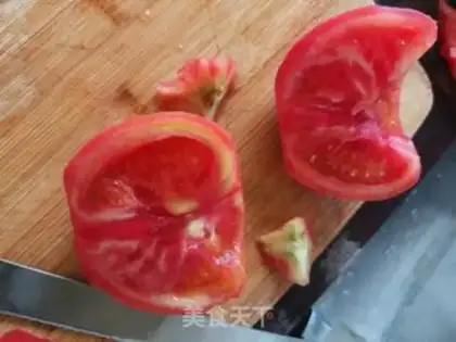 Make Sugar with tomatoes step 1