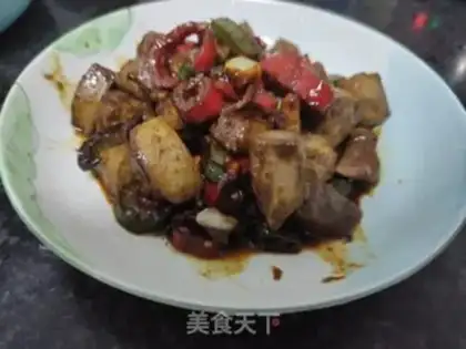 Make Spicy pig intestines step 1