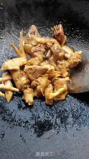 Make Six Wangzi chicken step 6