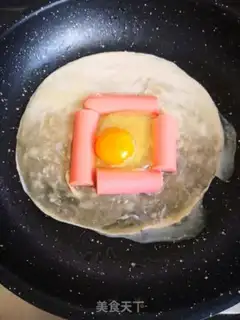 Make Hand-held ham and egg cakes step 2