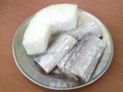 Make Bring fish to burn the melon step 0