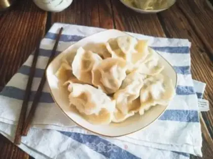 Make Pork celery dumplings step 11