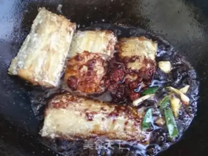 Make Bring fish to burn the melon step 5