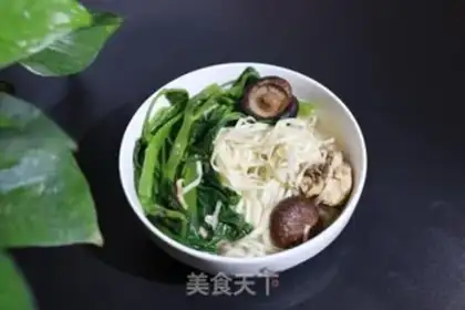 Make Chicken mushroom noodles step 5