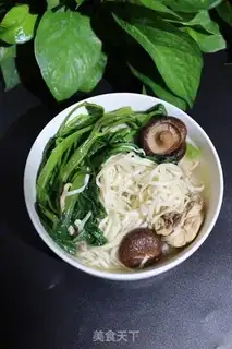 Make Chicken mushroom noodles step 6