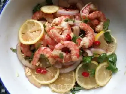 Make Lemon sour shrimp step 11