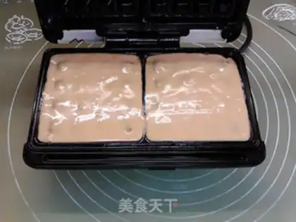 Make Sesame peanut butter waffles step 8