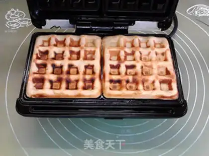 Make Sesame peanut butter waffles step 10