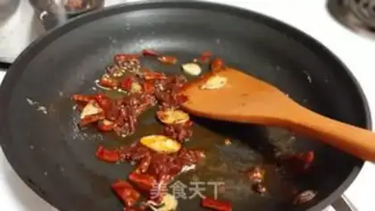 Make Spicy bean petals step 10
