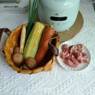 Make Sweet and delicious mushroom ribs soup step 0