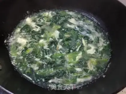 Make Skinny shrimp egg soup step 9