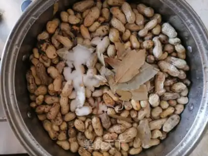 Make Cook peanuts step 1