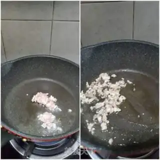 Make The bean drums are fried with herbs step 2