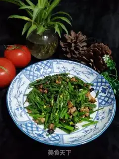 Make The bean drums are fried with herbs step 9