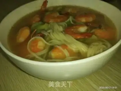 Make Shrimp silk noodles step 7