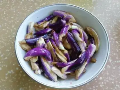 Make Autumn and eggplant step 0