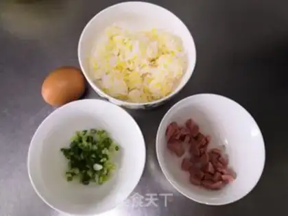 Make Egg fried rice step 0