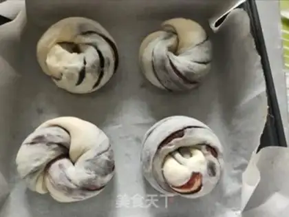 Make Bean roll bread step 24