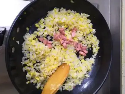 Make Egg fried rice step 5
