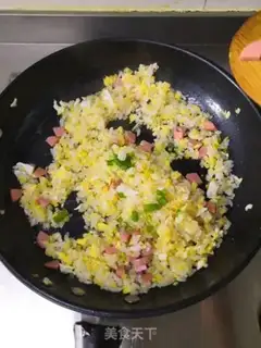 Make Egg fried rice step 7