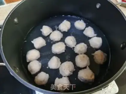 Make Handmade shrimp balls step 4