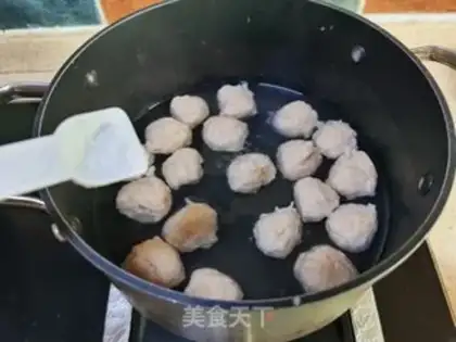 Make Handmade shrimp balls step 5