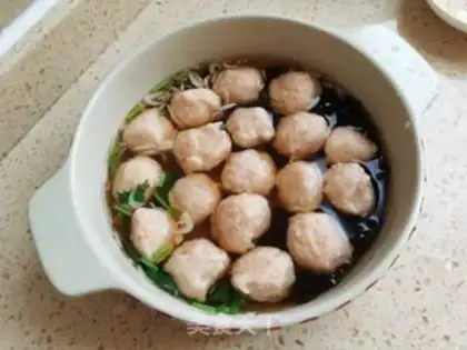 Make Handmade shrimp balls step 7