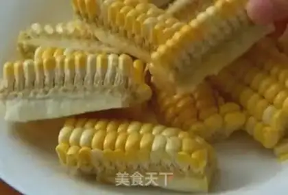 Make Corn burn ribs step 1