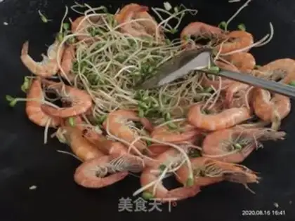 Make Shrimp sprouts step 6