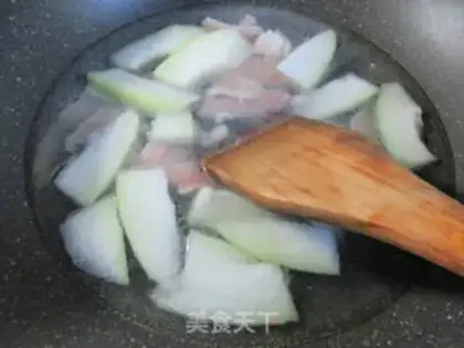 Make A fan of salted meat step 4