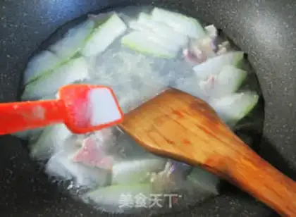 Make A fan of salted meat step 6