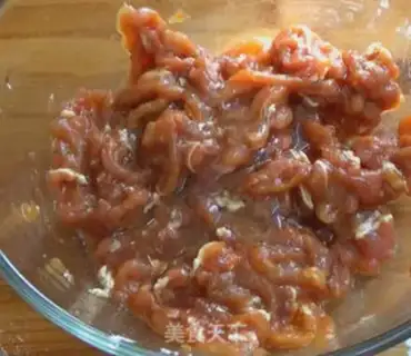 Make Garlic meat step 1