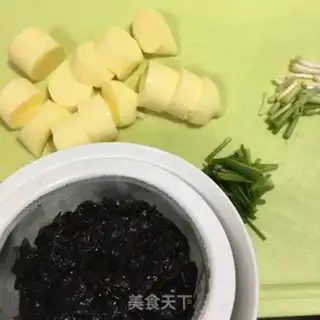 Make Maroon tofu violet soup step 0