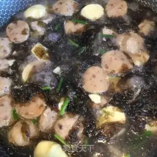 Make Maroon tofu violet soup step 4