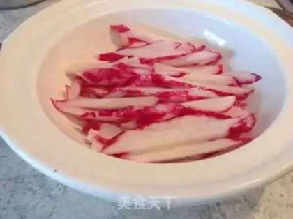 Make The radish seafood step 3