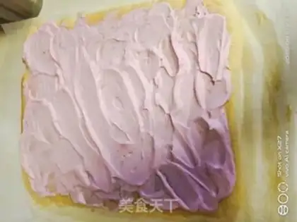 Make Flamingo cake roll step 14