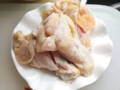 Make Fan chicken leg step 0