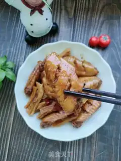 Make Chicken wings and rotting bamboo step 20
