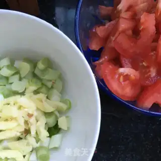Make Pepper tomato fried lentils step 3