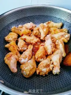 Make Red roasted chicken wings step 7
