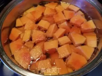 Make Pumpkin mango gel step 2