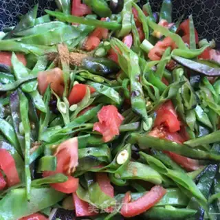 Make Pepper tomato fried lentils step 8
