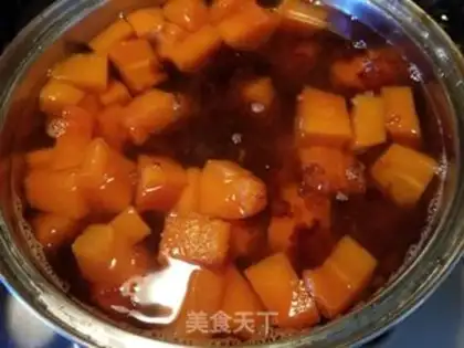 Make Pumpkin mango gel step 3
