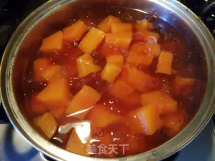 Make Pumpkin mango gel step 4