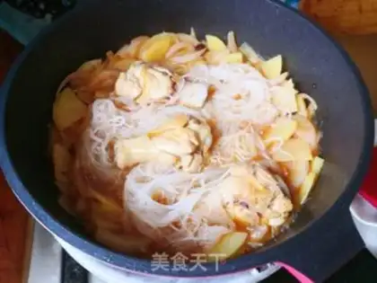 Make Fan chicken leg step 8