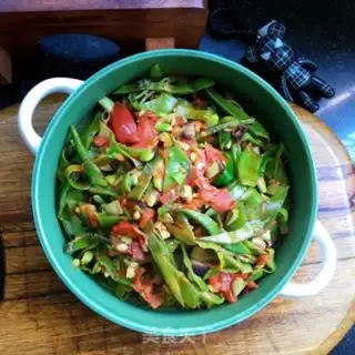Make Pepper tomato fried lentils step 11
