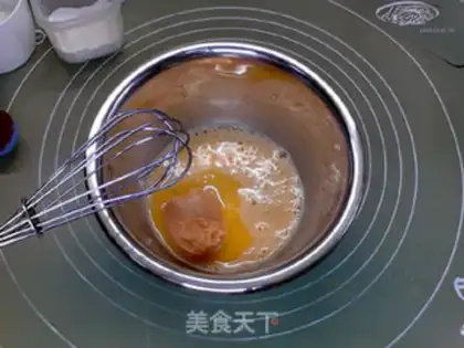 Make Coco peanut butter waffles step 2