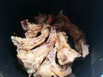 Make Bone oil beans step 3