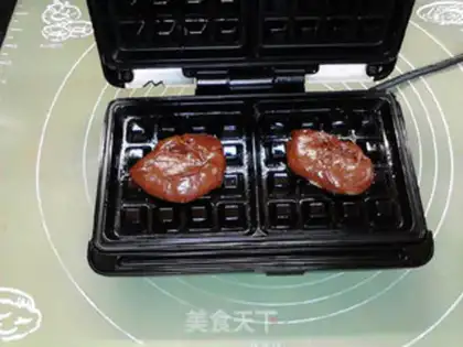 Make Coco peanut butter waffles step 6