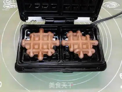 Make Coco peanut butter waffles step 8
